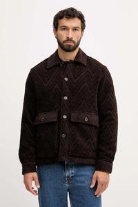 Шерстяная куртка LUIS Mos Mosh, коричневый