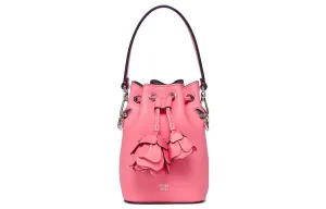 FENDI Mon Tresor Calfskin Bucket Bag, Shoulder Bag, Crossbody Bag, Handbag Mini Women's Pink