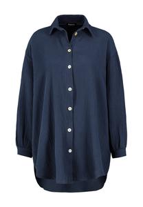 Блуза Sublevel LANGE, Middle-Blue/Blue-Grey