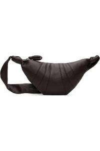 Lemaire Маленький пакетик для круассанов бордового цвета