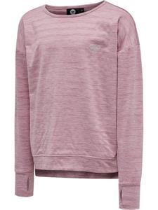 Hummel Детская спортивная футболка "Hmllynette T-Shirt L/S" розового цвета