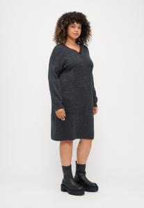 Платье-джемпер CARMANIFESTA DRESS ONLY Carmakoma, темно-серый