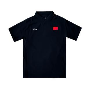 LINING Унисекс поло черное