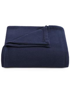 Однотонное хлопковое одеяло пике, размер Twin Tommy Hilfiger, Navy