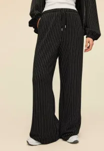 Спортивные штаны-палаццо Stradivarius, Mottled Dark Grey