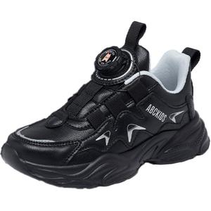 Нескользящие износостойкие низкие детские кроссовки для повседневной жизни ABC KIDS, черный