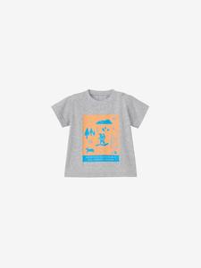 Футболка Shiretokotoko с коротким рукавом (детская) The North Face, цвет Mixed Gray