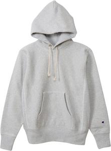 Мужская толстовка с капюшоном Champion REVERSE WEAVE (R) C3-Y132, с длинным рукавом, на флисовой подкладке, плотность 11,5 унций, хлопок производства США, серебристо-серый