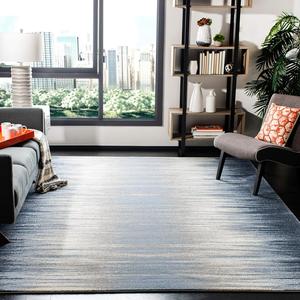 Ковер SAFAVIEH, 275 x 366 см, Galaxy Collection, Blue & Navy, современный дизайн, не линяет и прост в уходе, идеален для помещений с высокой проходимостью в гостиной, спальне (GAL114M)