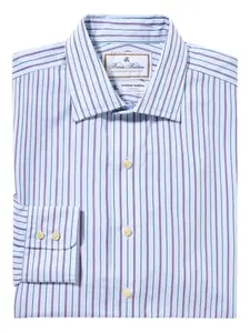 Рубашка в полоску X Thomas Mason Brooks Brothers, синий