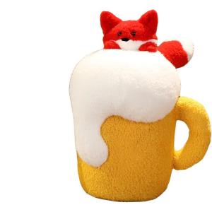 Креативная плюшевая игрушка корова и лиса, высота 38 см FKOFR