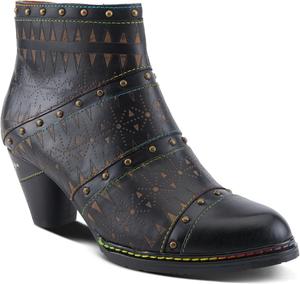 Женские ботильоны Spring Step L'Artiste Niobe - смелый дизайн, безупречное качество, стильные ботинки на щиколотку, Black Multi