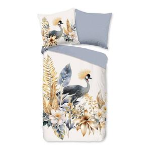 Постельное белье Good morning Loha, renforcé - blue - 155 x 220 см + подушка 80 x 80 см