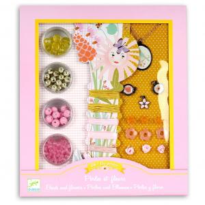 Djeco, набор для изготовления украшений, бусины и цветы