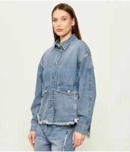 Джинсовая куртка HETTIE relaxed fit All Saints, синий