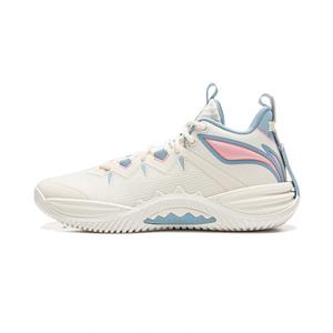 LINING Амортизирующие нескользящие износостойкие дышащие сцепление баскетбольные кроссовки low top мужские ivory