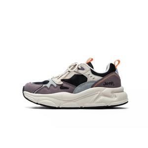 Амортизирующие устойчивые к истиранию нескользящие кроссовки Low top Chunky женские Jeep, фиолетовый