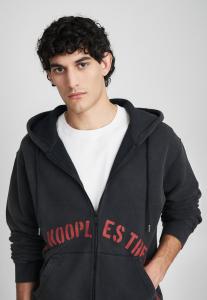Толстовка The Kooples Zip-up sweatshirt, Black