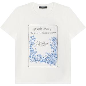 WEEKEND MaxMara Футболка женская белая