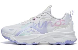 Кроссовки женские с низким верхом Sail White / Arctic Peach Pink / Snow Purple Xtep