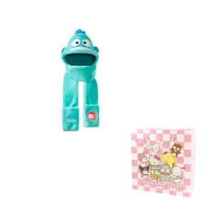 Худи Hangyodon из полиэстера и плюшевые шапки унисекс Sanrio, бирюзовый