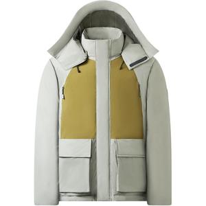 NATUREHIKE Унисекс пуховик, Vanilla green with olive green