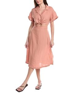 Платье-миди из льна с вырезами «Витамин А Плайя» Vitamin A, мультиколор