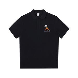 Nike Спортивная поло мужская black