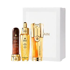 JIAOLAN новый набор для ухода за кожей с маточным молочком и сывороткой для восстановления молодости, набор из пяти средств для сияния и увлажнения GUERLAIN, Three-Piece Set: Freeze-Dried Balls (7 Pieces)+Original Honey 30ml+Dual-Effect Serums 30ml