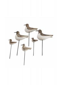 Декоративный набор птиц из 3 шт. Izzy бежевый Loberon, бежевый