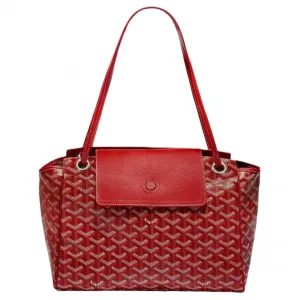 GOYARD Rouette Canvas With Leather Handbag Small Women's Multicolor
