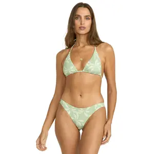 Женские откровенные бикини-трусики Gone Tropic Billabong, зеленый