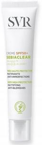 Svr Sebiaclear Защитный матирующий крем Spf50+ UVA