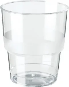 Стакан для питья из турмалина, прозрачный PS - Высококачественный стакан для питья 300 мл | Упаковка (40 шт.) Duni