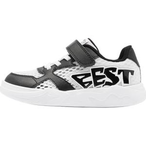 Детские кроссовки для скейтбординга с противоскользящей подошвой и износостойкими подошвами для детей от 3 до 7 лет QIAODAN, черный/белый