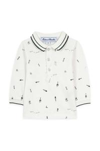 Детская хлопковая рубашка с длинным рукавом Tartine Et Chocolat, зеленый