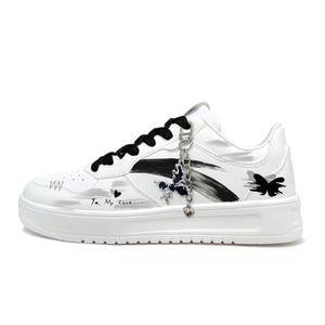 ANTA Свободные, износостойкие и легкие низкие кроссовки для скейтбординга унисекс, черные, белые