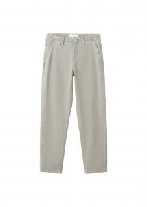 MANGO TEEN Джинсы Regular в пастельно-зеленом цвете