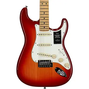 Электрогитара Fender Player II Stratocaster с камерной ясеневой декой, цвет Cherry Burst