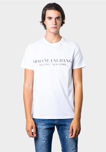 Футболка с принтом Armani Exchange, белый