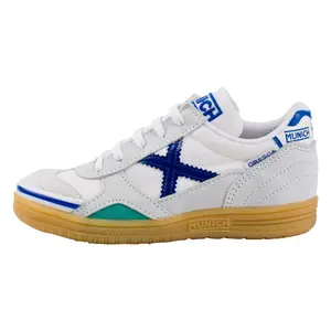 Gresca Munich юниорские кроссовки для мини-футбола, белый/синий