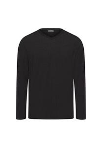 Повседневная рубашка с V-образным вырезом Hanro, цвет caviar