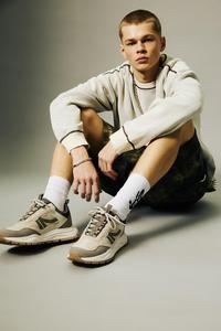 Кроссовки из нескольких частей Pull And Bear, экрю