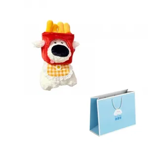 Мягкая и очаровательная плюшевая игрушка собака с большим носом в виде чипса, высота 35 см Nodding Bud Bug