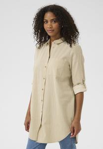 Блузка на пуговицах KANAYA Kaffe, бежевый