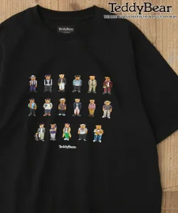 Футболка с принтом плюшевого мишки "Тедди" (17 штук) Coen, цвет Black