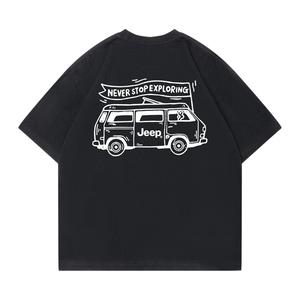 Футболка для младших школьников Jeep, черный