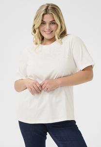 Футболка с принтом MERISA Kaffe Curve, слоновая кость