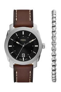Часы и браслет Fossil, серебряный