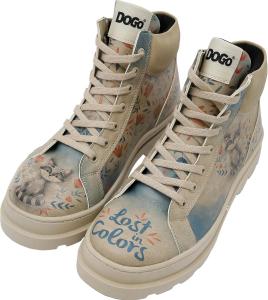 Женские ботильоны DOGO - веганская кожа, ручная работа, женские ботинки и ботильоны, Lost In Colors